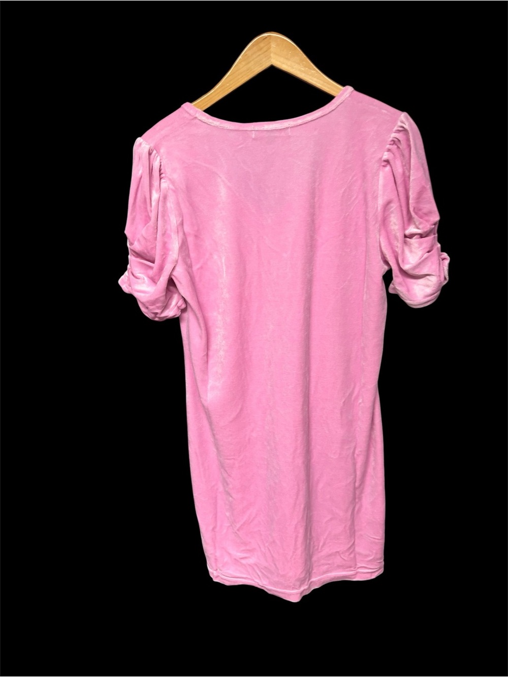 Generation Love Bubble Gum Pink Velvet Mini Dress | NWT | Size M - Picture 3 of 9